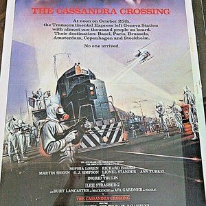 Movie Poster Cassandra Crossing Original Wall Film Sophia Loren Richard Harris